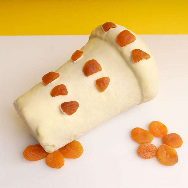 Natu BabbĂ  al Cioccolato Bianco e pezzettoni di Albicocche Pellecchielle del Vesuvio