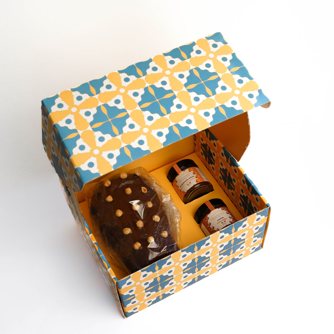 Box Regalo: Natu Babbà al Cioccolato al Latte + 1 Crema e 1 Confettura