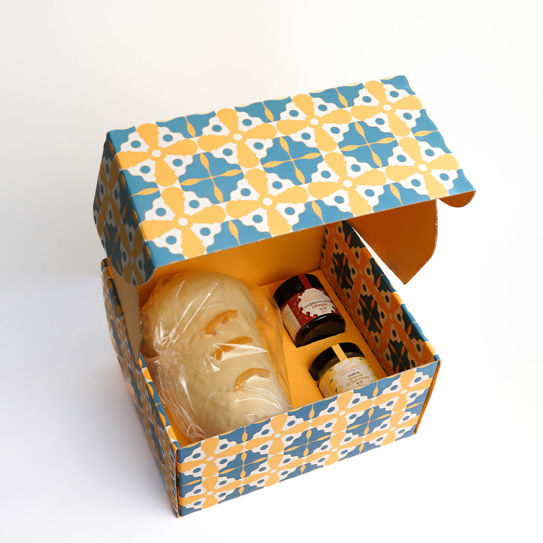 Box Regalo: Natu BabbaĚ al Limone + 1 Crema e 1 Confettura