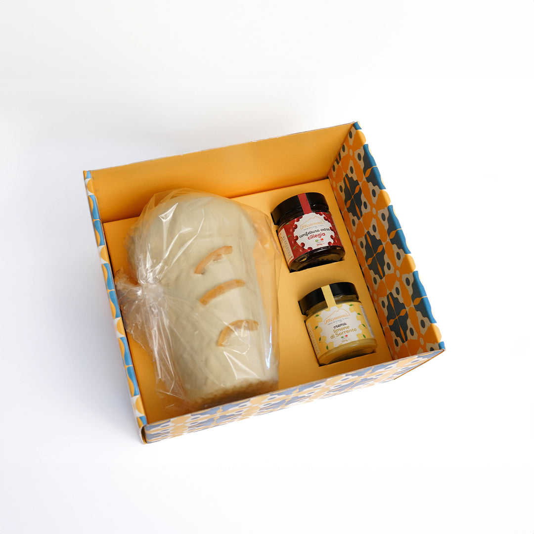 Box Regalo: Natu BabbaĚ al Limone + 1 Crema e 1 Confettura