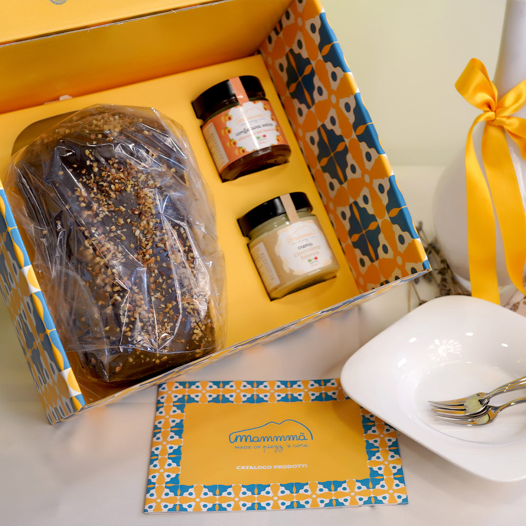 Box Regalo: Natu BabbĂ  al Cioccolato Fondente + 1 Crema e 1 Confettura