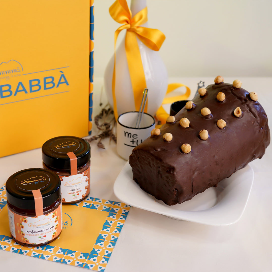 Box Regalo: Natu Babbà al Cioccolato al Latte + 1 Crema e 1 Confettura
