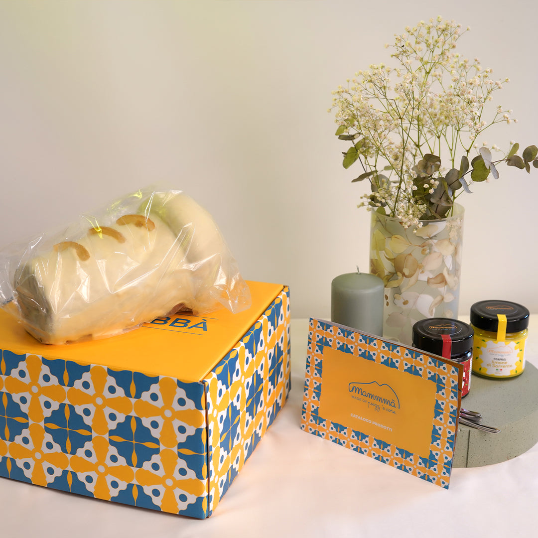 Box Regalo: Natu BabbaĚ al Limone + 1 Crema e 1 Confettura