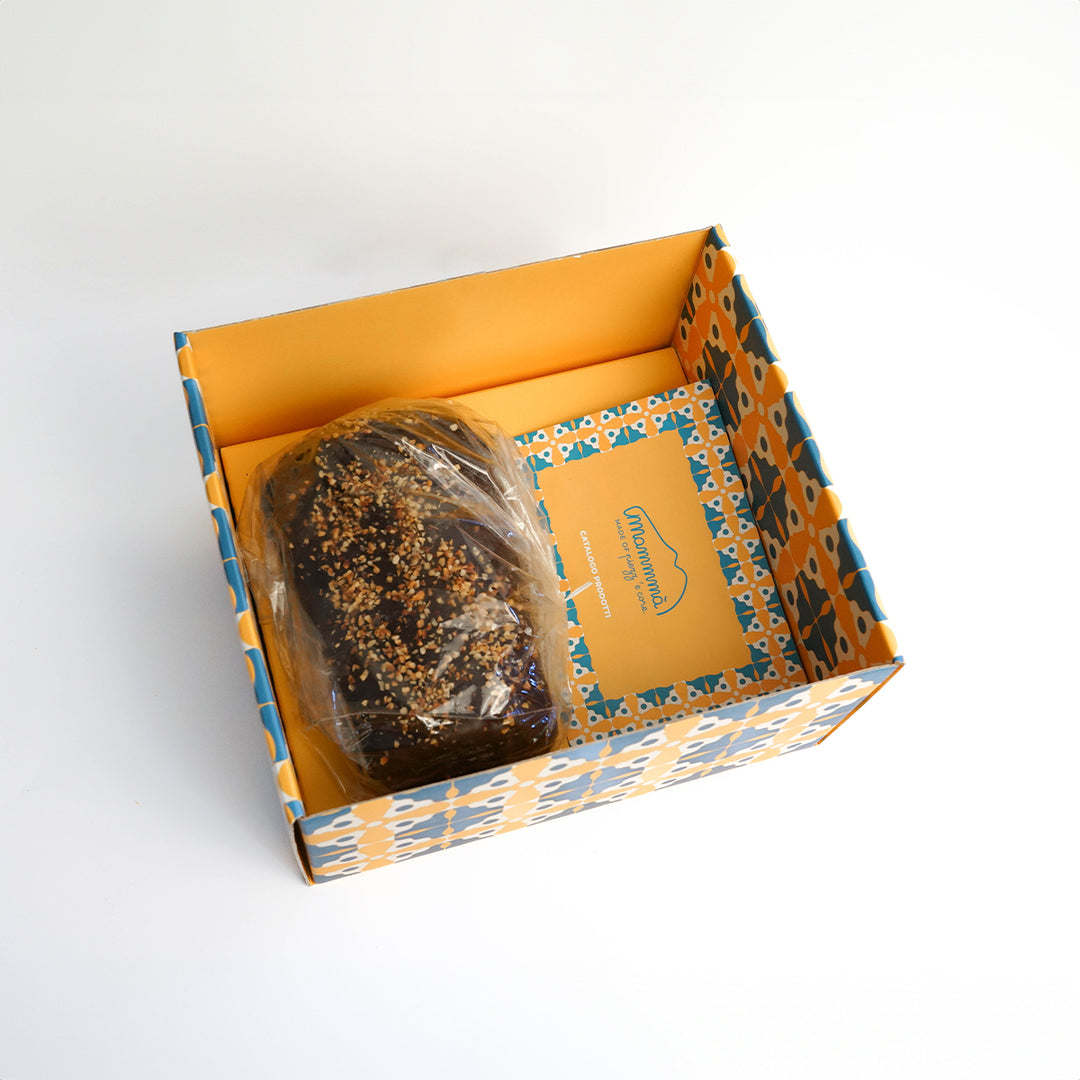 Natu BabbĂ  al Cioccolato Fondente e Granella di Nocciole