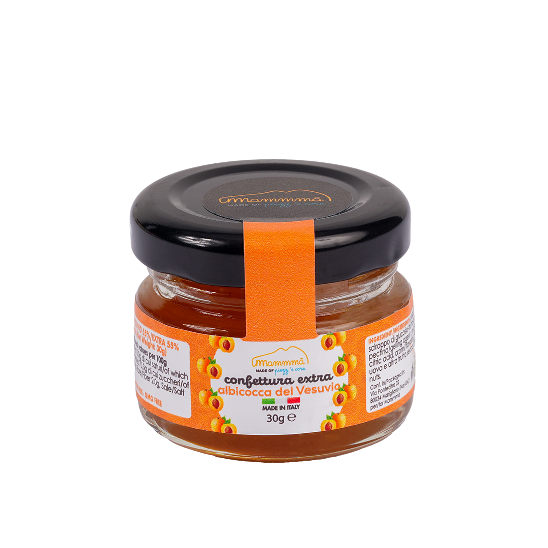 Apricot Jam with 55% Extra Vesuvius Apricots