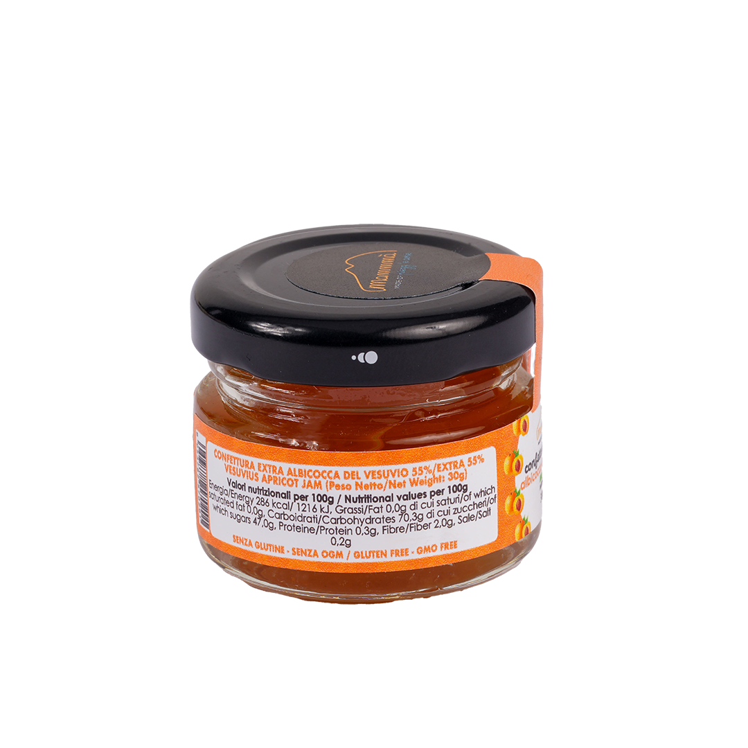 Apricot Jam with 55% Extra Vesuvius Apricots