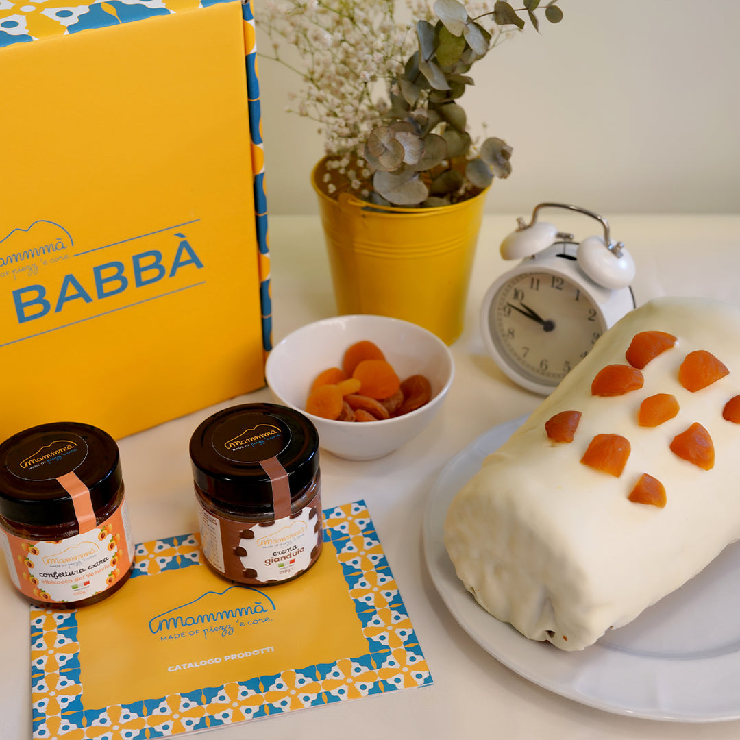 Gift Box: Natu Babbà with White Chocolate + 1 Cream and 1 Jam