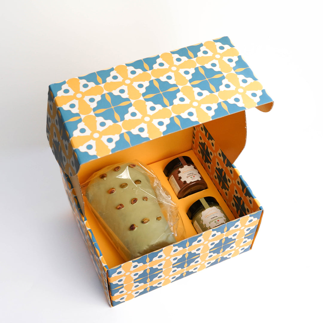 Gift Box: Natu Babbà with Pistachio + 2 Creams