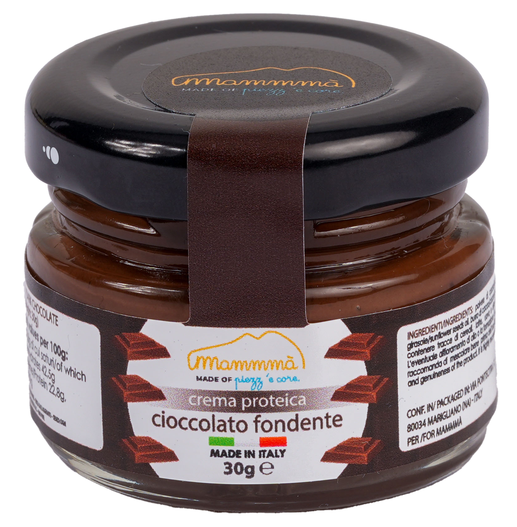 Crema Proteica Cioccolato Fondente 30g