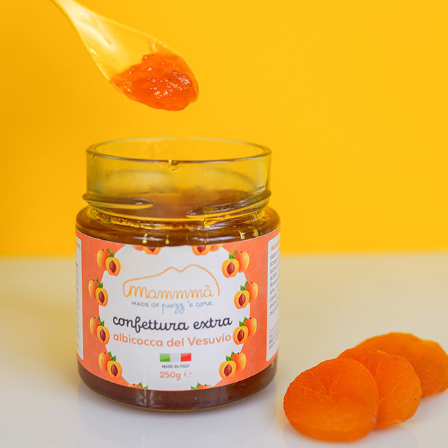 Apricot Jam with 55% Extra Vesuvius Apricots