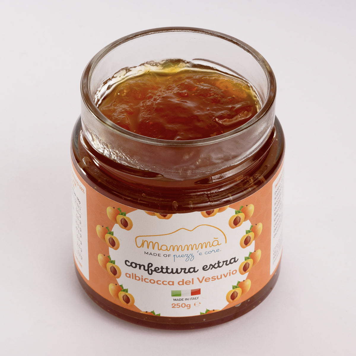 Apricot Jam with 55% Extra Vesuvius Apricots