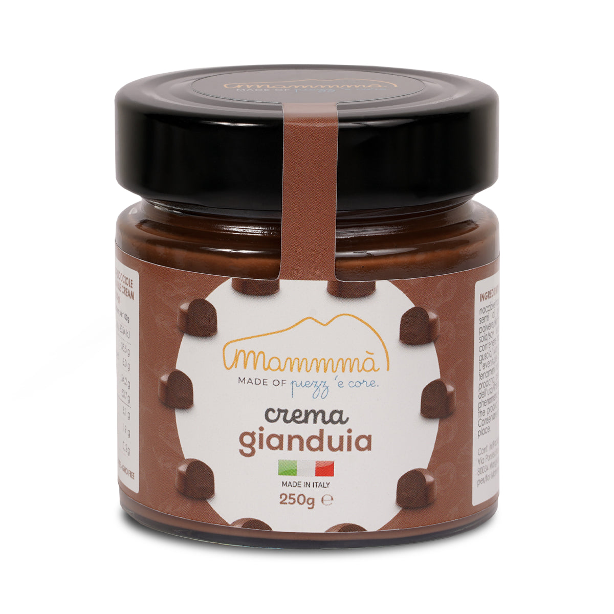 Gianduia Cream spread with 20% roasted hazelnuts 