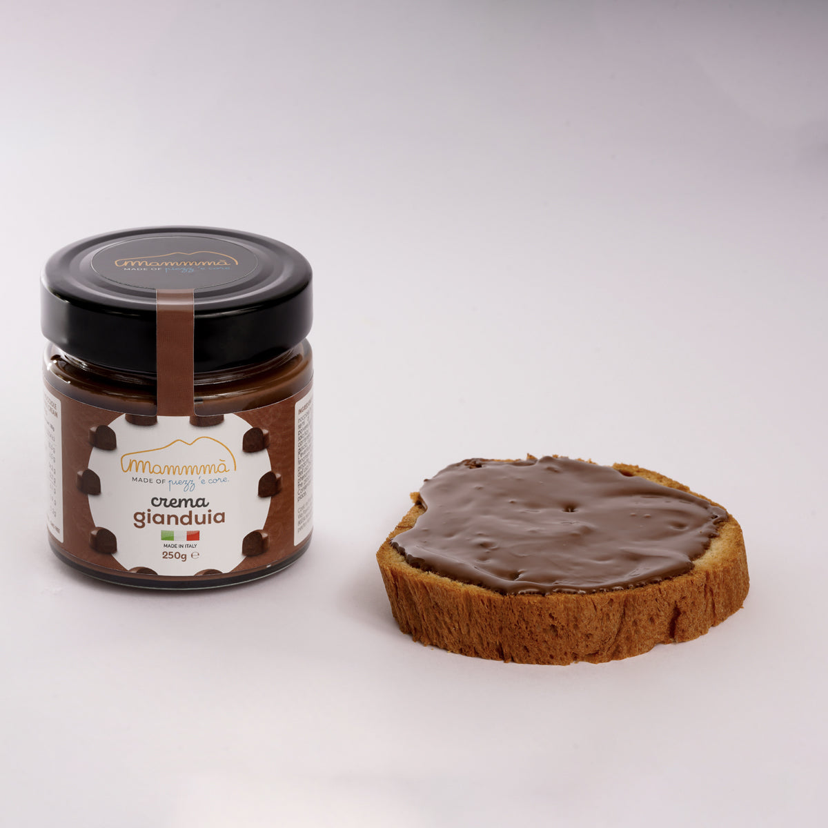 Gianduia Cream spread with 20% roasted hazelnuts 