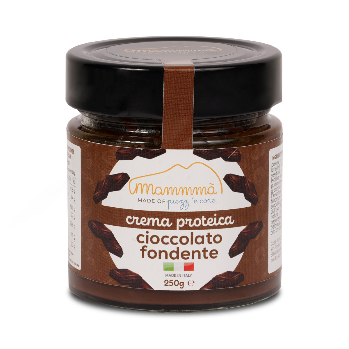 Crema Proteica Cioccolato Fondente 250g